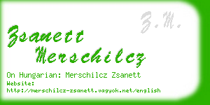 zsanett merschilcz business card